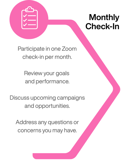 monthly check in
